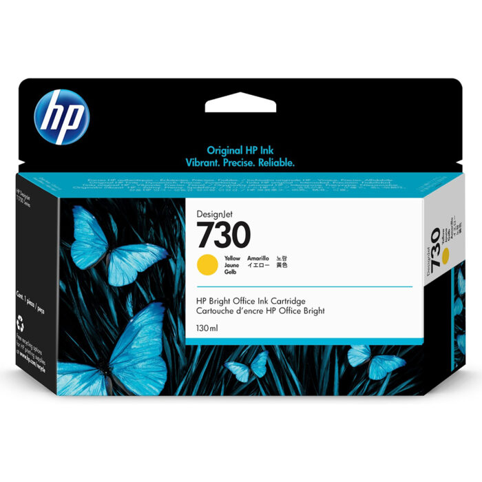 HP 730 130-ml Yellow DesignJet Ink Cartridge